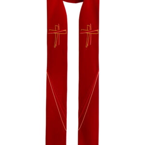 Estola Vermelha com Cruz Vermelha