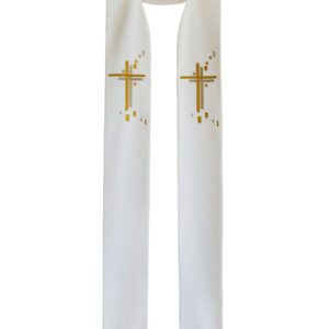 Estola com Cruzes Douradas