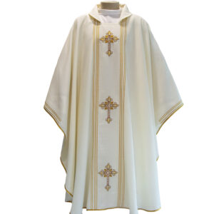 Paramento com 3 Cruzes e Pérolas