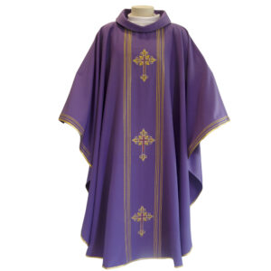 Paramento com Cruzes Douradas