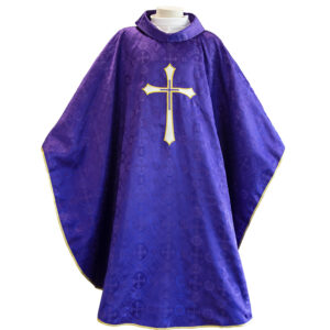 Damask Chasuble - Purple