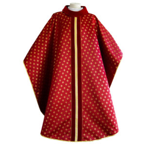 Chasuble Damascus - Red
