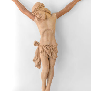 Christ Crucified in Natural Wood