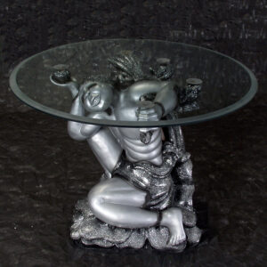 Mesa Redonda com Base de Escravo