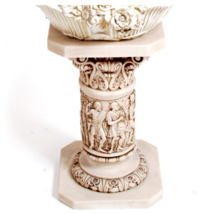 Coluna em Talha Bege ou Dourado