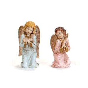 Par de Anjos de joelhos