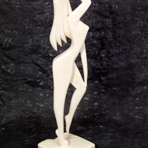 Peça Abstrata Bege Feminina