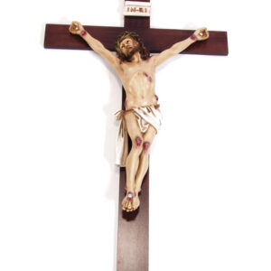 Crucifixo de Cristo em Madeira para Parede