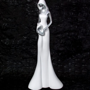 Estatueta de Abraço de Mãe com Menina