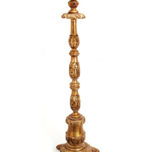 Castiçal Dourado Clássico