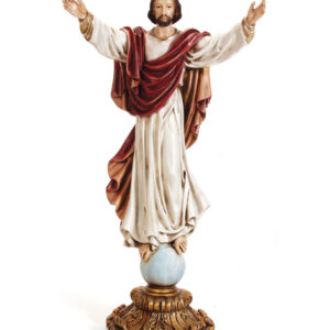 Cristo Ressuscitado com Base Decorada
