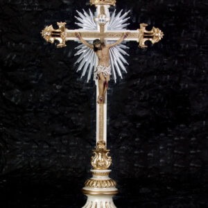 Crucifixo de Cristo Esplendor com Raios