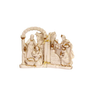 Nativity scene with Magi